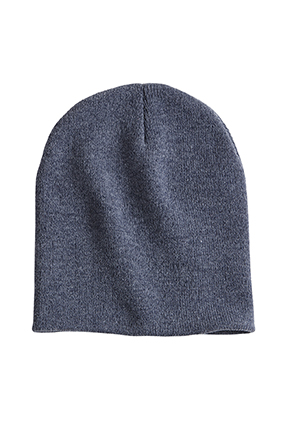 Sportsman Knit Beanie - Comfortable Acrylic Winter Hat In Heather Purple