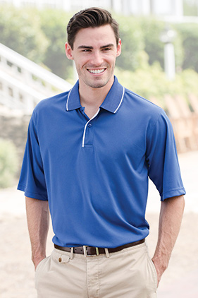 362 24/7 by Jonathan Corey Performance Polo with Accent | Mission ...