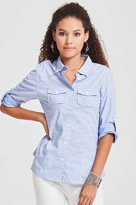 5247 Burnside Ladies Texture Woven Shirt | Mission Imprintables