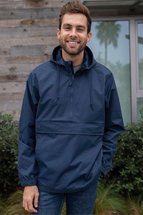 EXP94NAW Independent Trading Co. Anorak Jacket | Mission Imprintables