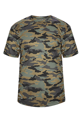 B4180 Badger B-Core Digital Camo Short Sleeve Tee