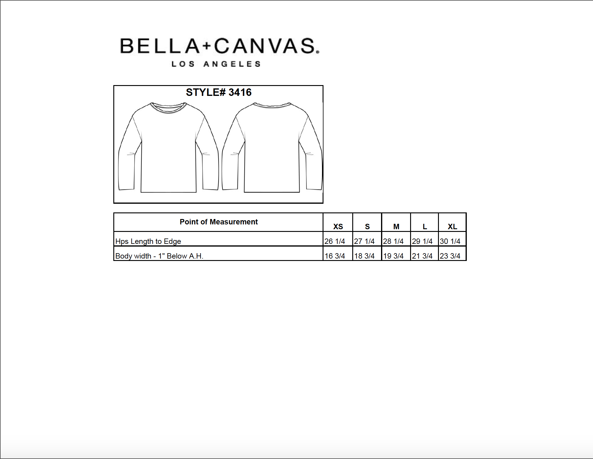3416 BELLA+CANVAS FWD Fashion Unisex Triblend Rawneck L/S Tee | Mission ...